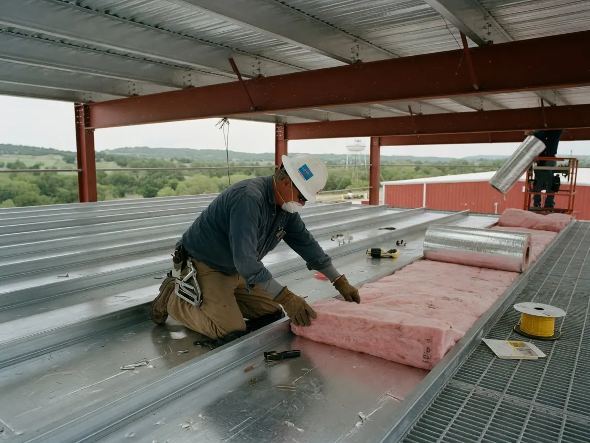 Metal Building Insulation in Okmulgee