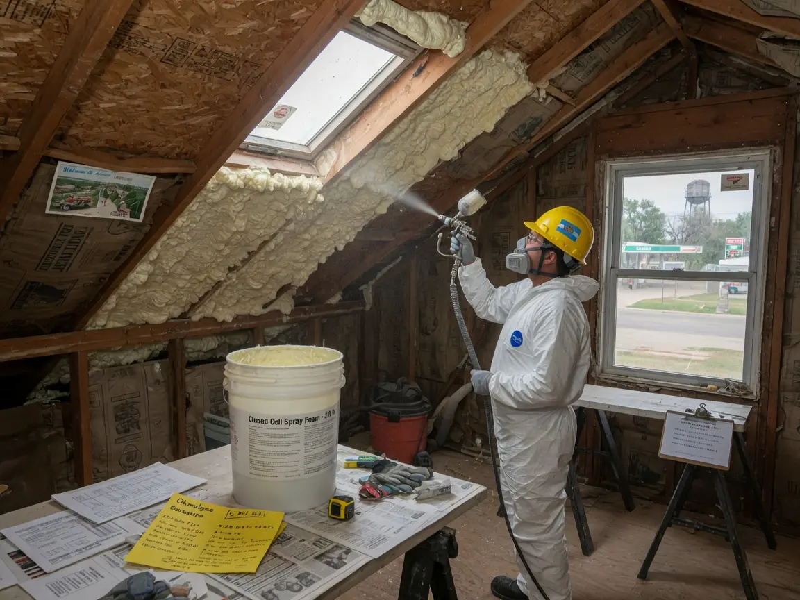 spray foam insulation in Haskell