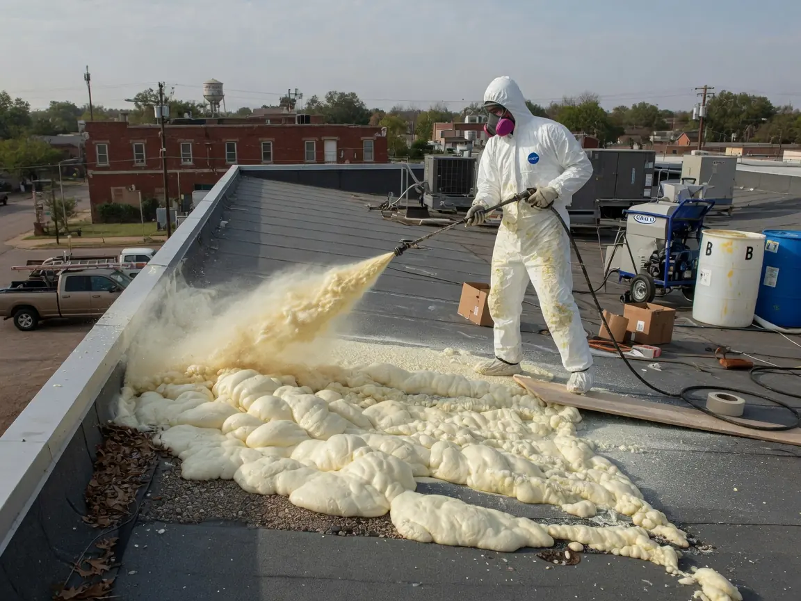 Spray Foam Roofing in Okmulgee